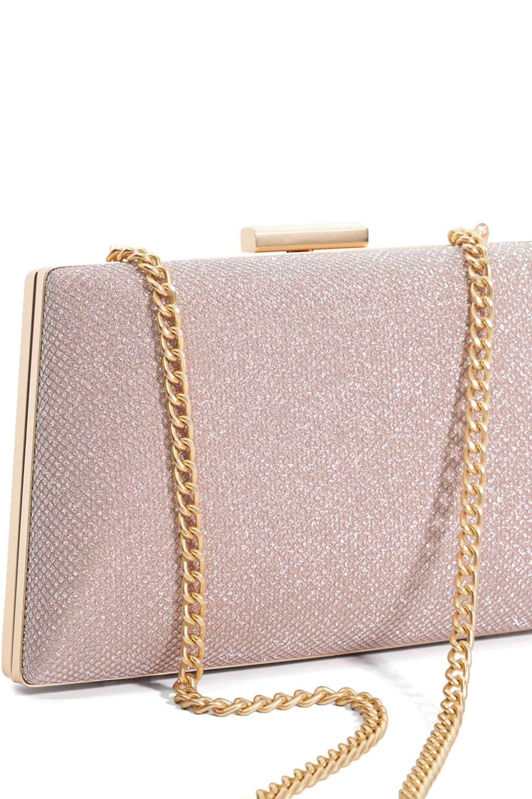 Dune pink clutch bag outlet