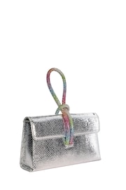 Dune London Silver Diamanté Handle Brynie Grab Bag - Image 1 of 2