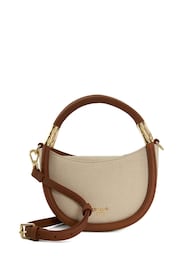 Dune London Natural Chrome Daphny Mini Tubular Handle Grab Bag - Image 2 of 4