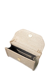 Dune London Gold Bellini Border Foldover Clutch Bag - Image 3 of 4