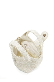 Dune London Cream Bouquette Bridal Floral Trim Grab Bag - Image 6 of 7