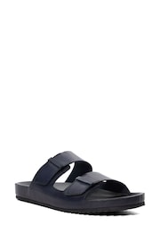 Dune London Blue Intells Double Strap Sandals - Image 4 of 6