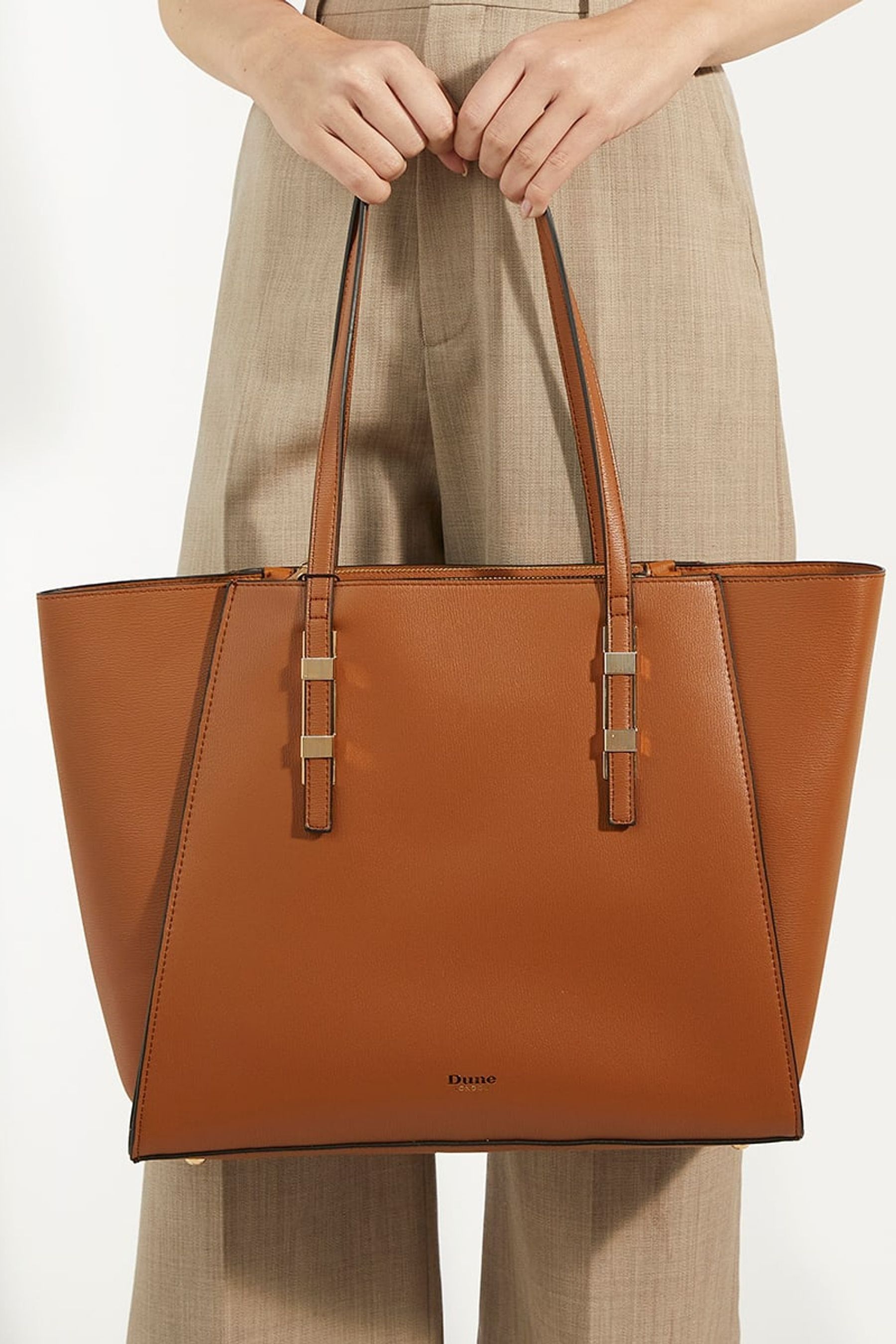 Double zip top handbag hot sale