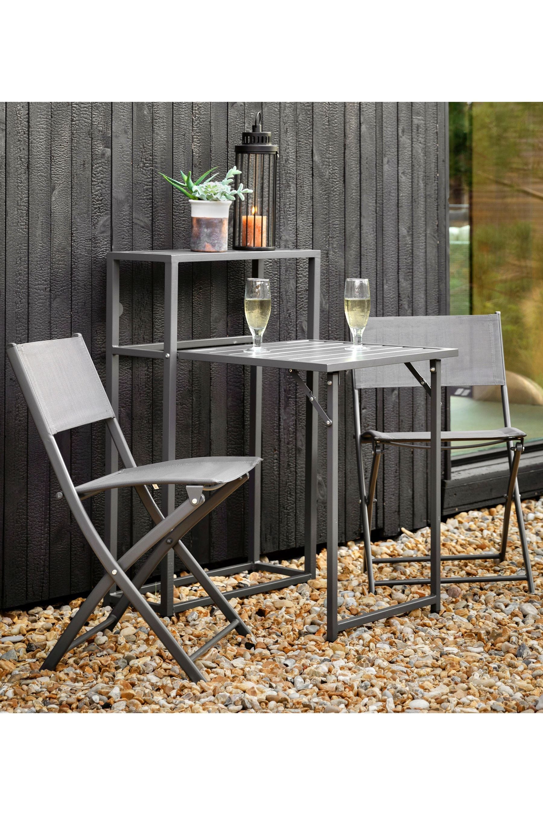 Gallery Home Grey Arlee Garden Balcony Set