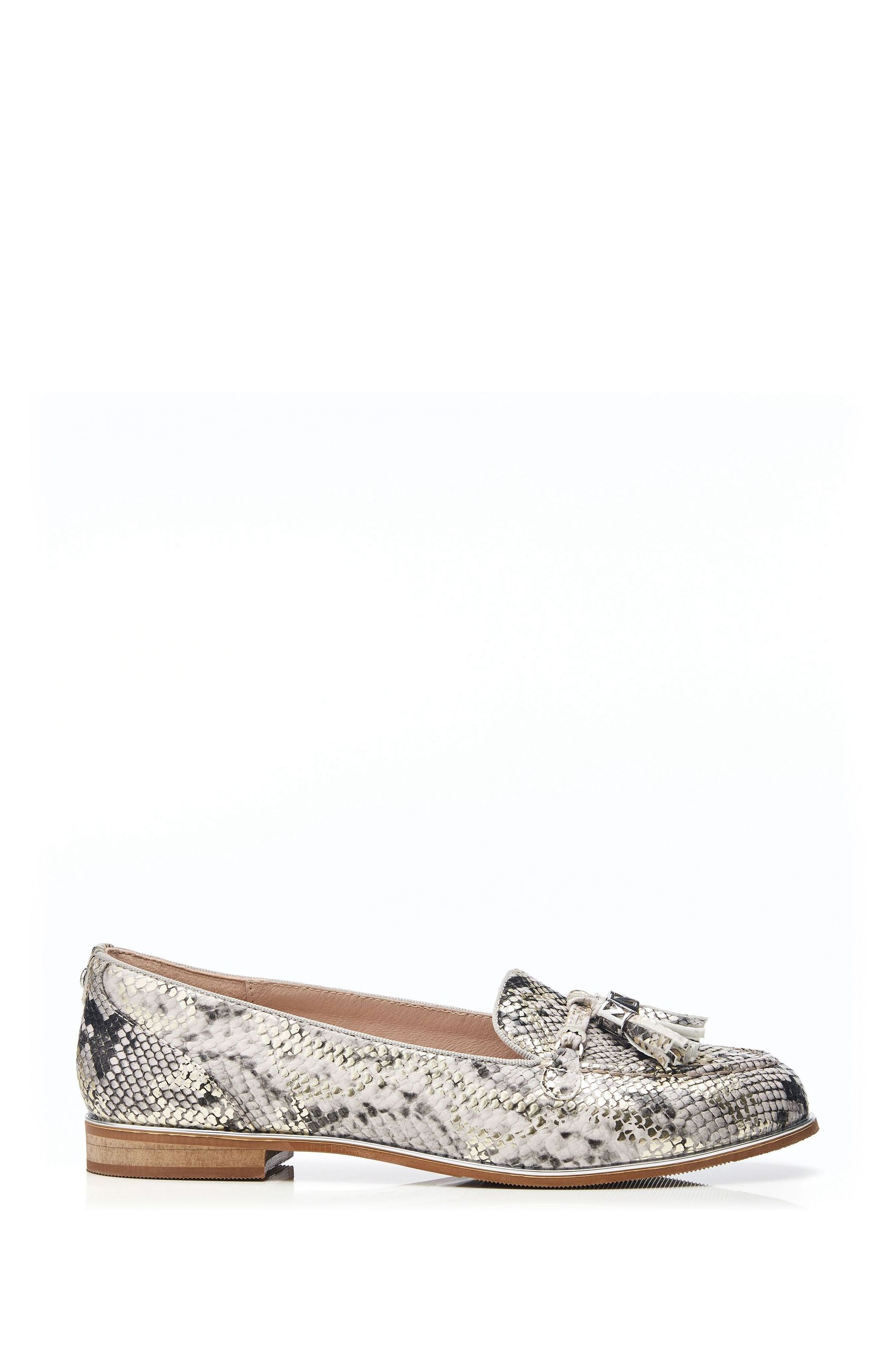 Buy Moda in Pelle Evvaa Flat Slip on Tassle Barrel Loafers from the Next UK online shop