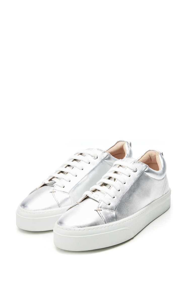 Moda in Pelle Aiyla Chunky Slab Sole Lace-Up Trainers - Image 2 of 4