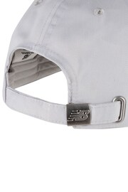 New Balance Grey 6-Panel Linear Logo Hat - Image 4 of 5