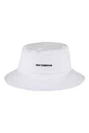 New Balance White Bucket Hat - Image 1 of 3