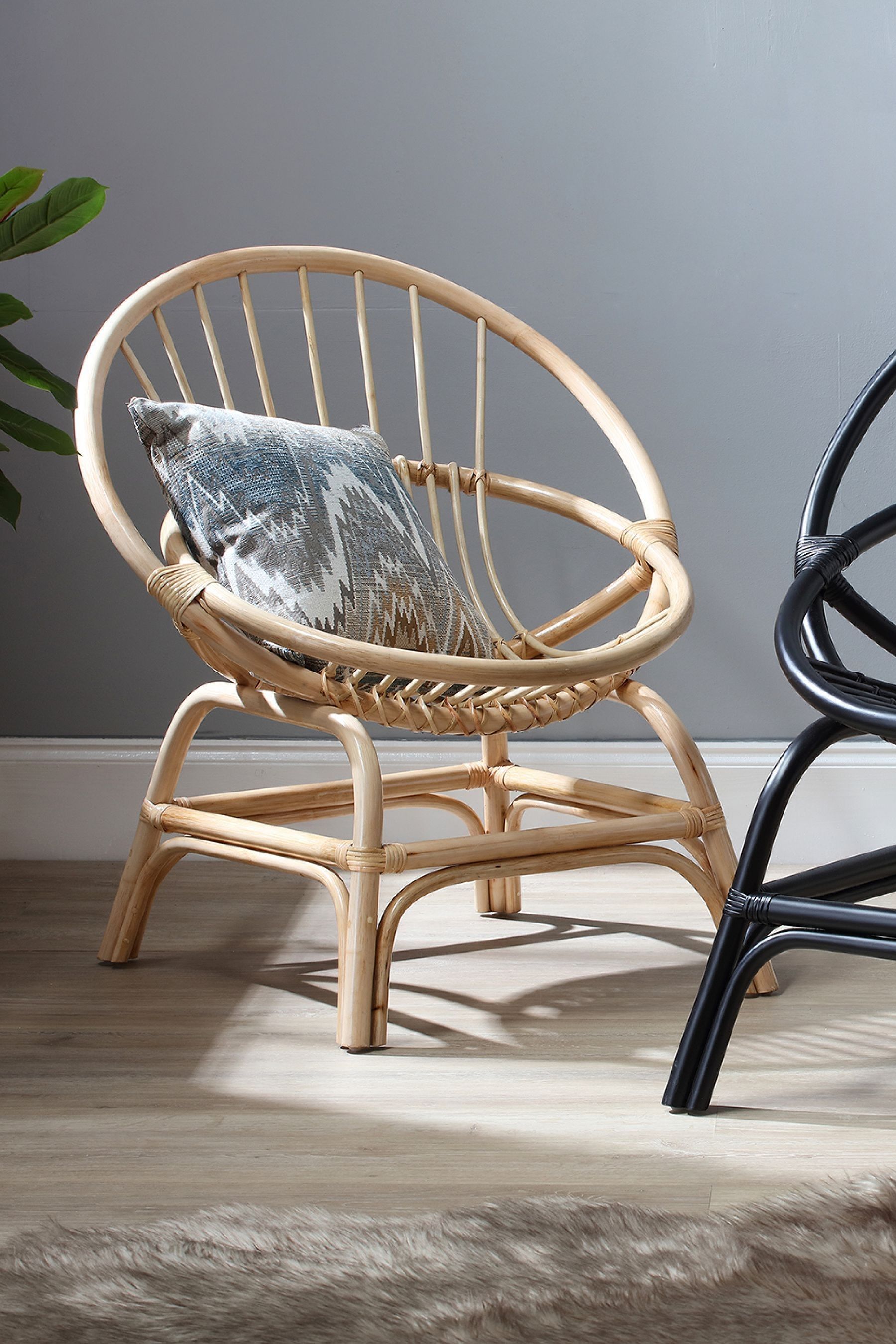 Buy Desser Natural Moon Wicker Rattan Chair from the Next UK online shop