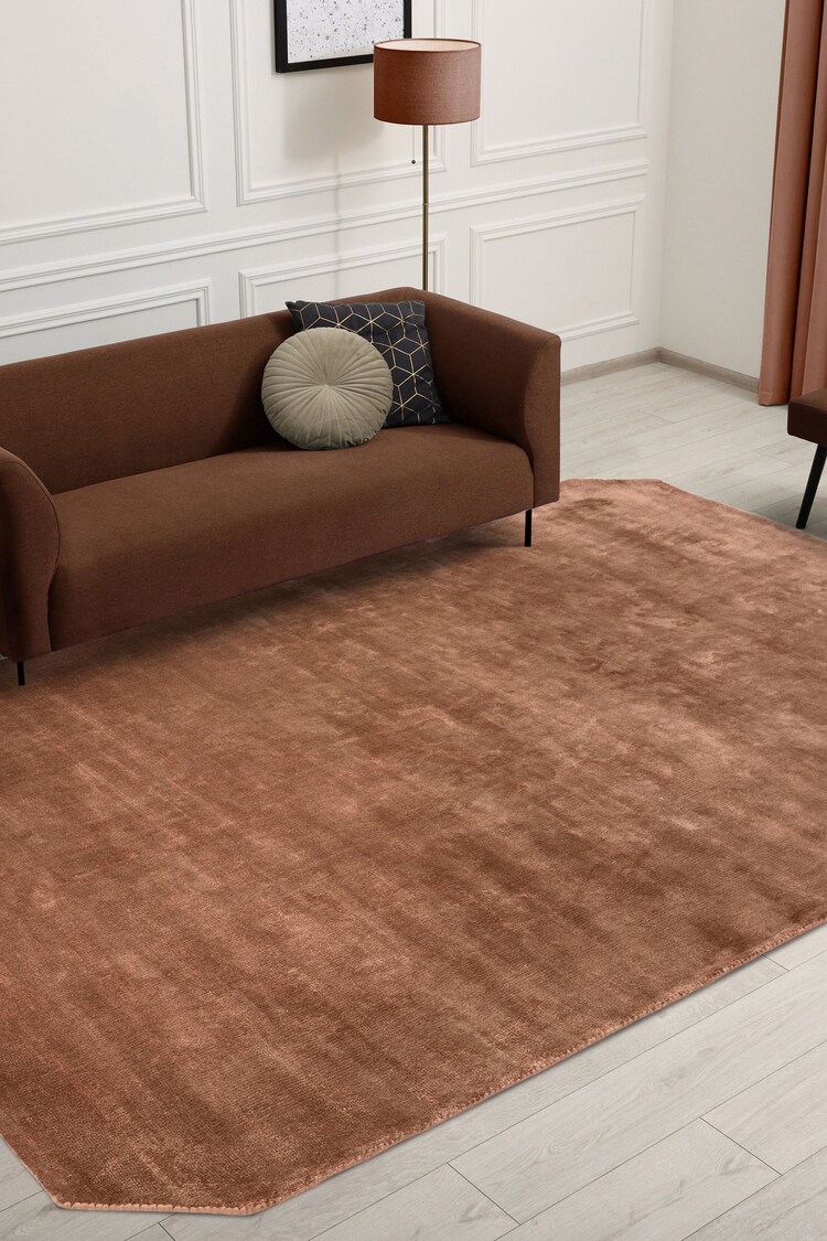 Asiatic Rugs Terracotta Gleam Rug - Image 1 of 4