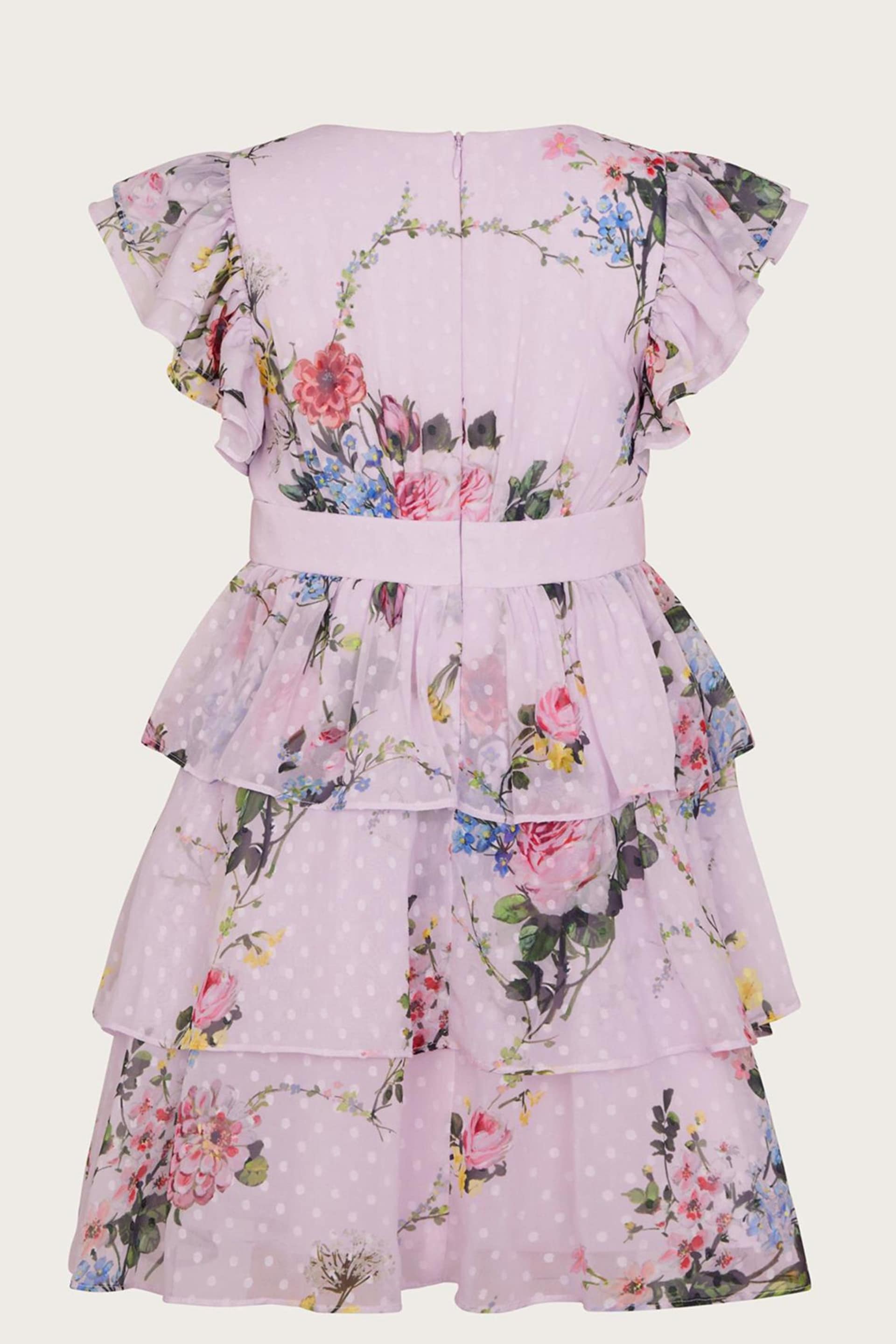 Monsoon Violetta Floral Tiered Dress - Image 3 of 4