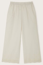 Monsoon Natural Broderie Trousers - Image 2 of 4