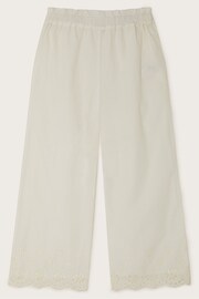 Monsoon Natural Broderie Trousers - Image 3 of 4