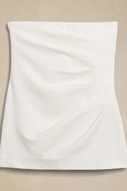 Banana Republic White Everywhere Ponte Strapless Top - Image 4 of 4