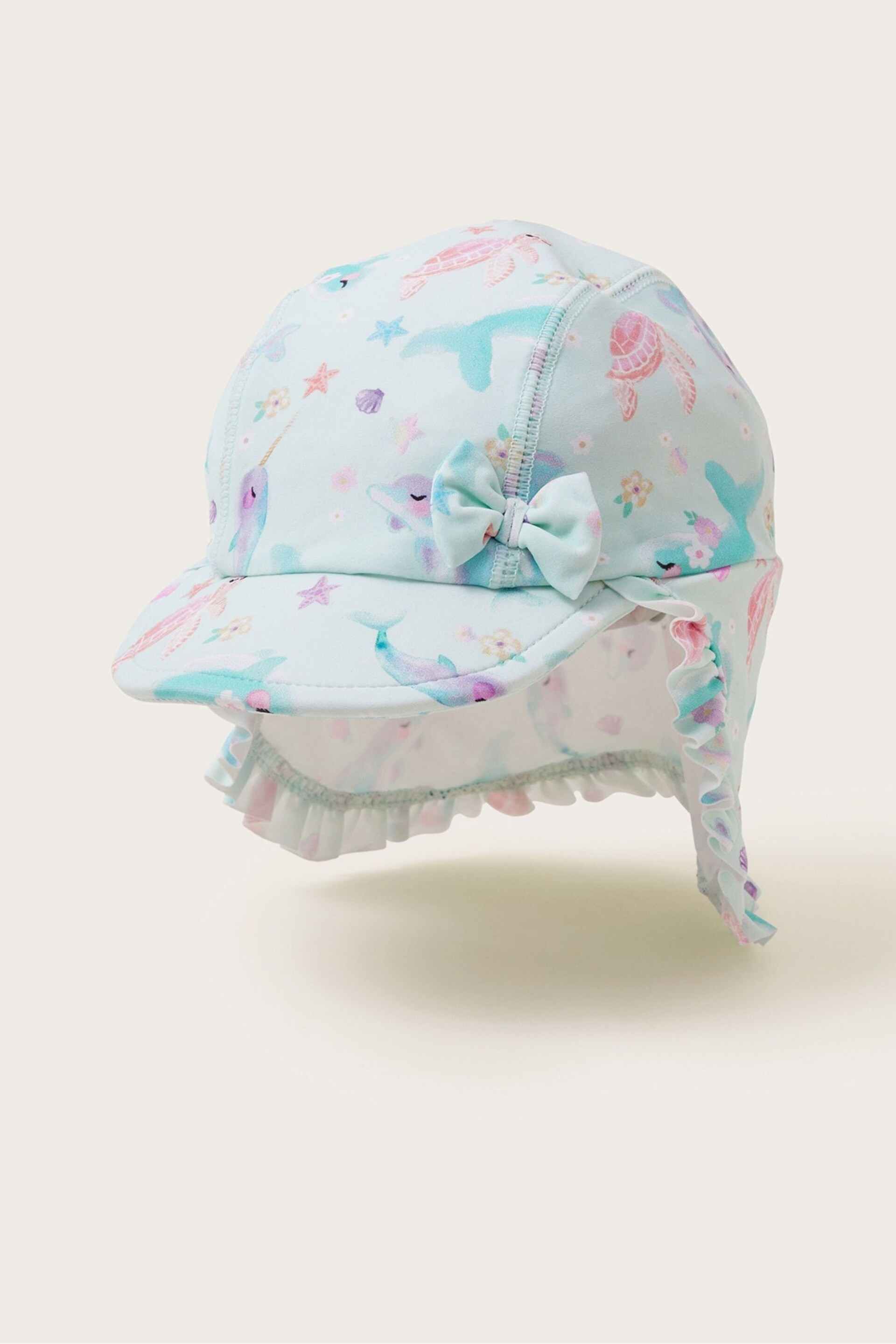 Monsoon Blue Baby Under The Sea Cap - Image 1 of 2