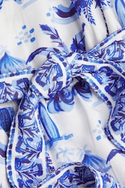 Monsoon Blue Broderie Bow Dress - Image 3 of 3