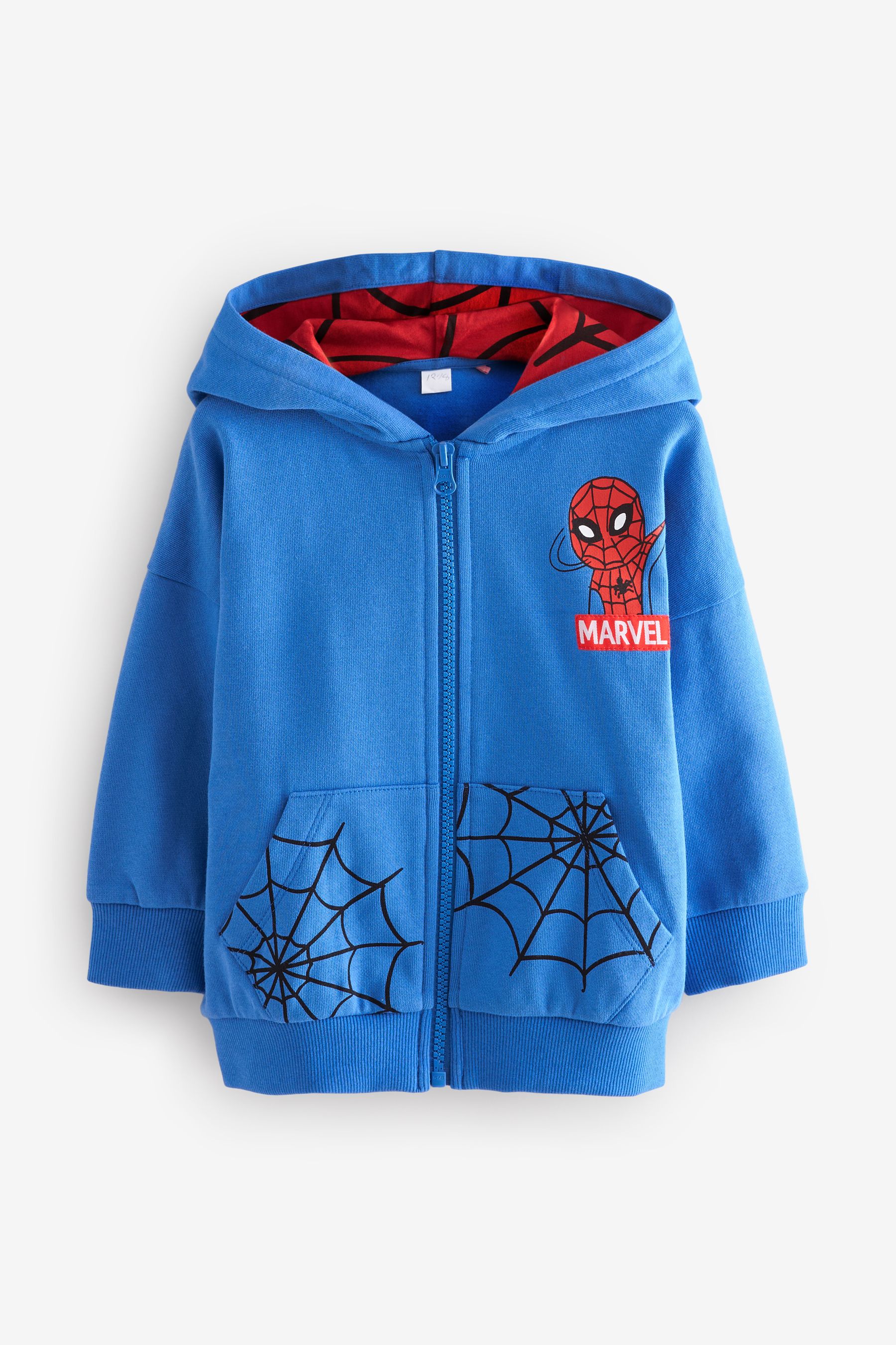 Buy Spider Man Zip Through 100 Cotton Hoodie 3mths 8yrs Next Ukraine