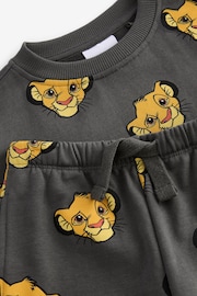 Charcoal Grey Lion King 100% Cotton Sweatshirt and Joggers Set (6mths-8yrs) - Image 7 of 11