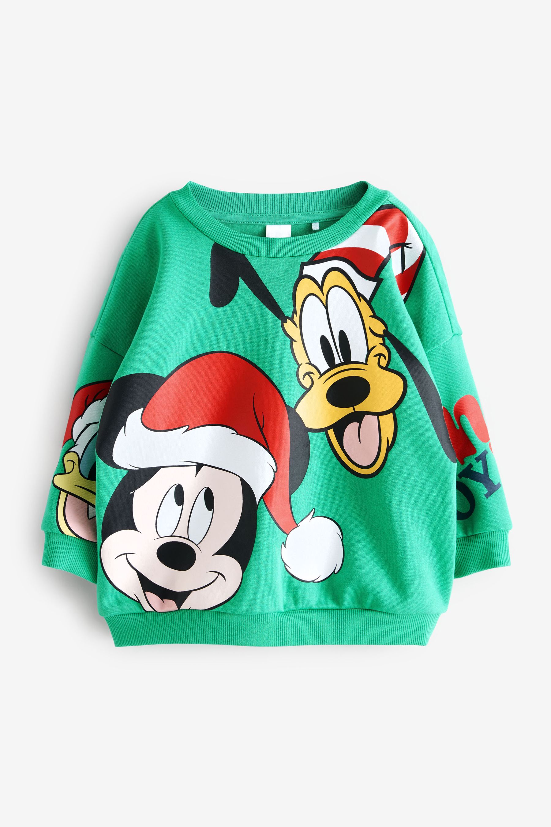Buy Green Christmas Mickey Mouse Crew Neck Sweatshirt 3mths 8yrs from the Next UK online shop