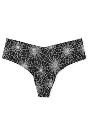 Victoria's Secret PINK Black Spiderweb Thong Knickers - Image 3 of 3