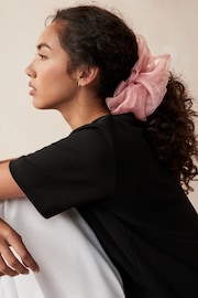 Blush Pink Oversized Sheer Scrunchie 1 Pack - Image 1 of 4