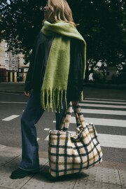 Lime Green Heavyweight Blanket Scarf - Image 2 of 8