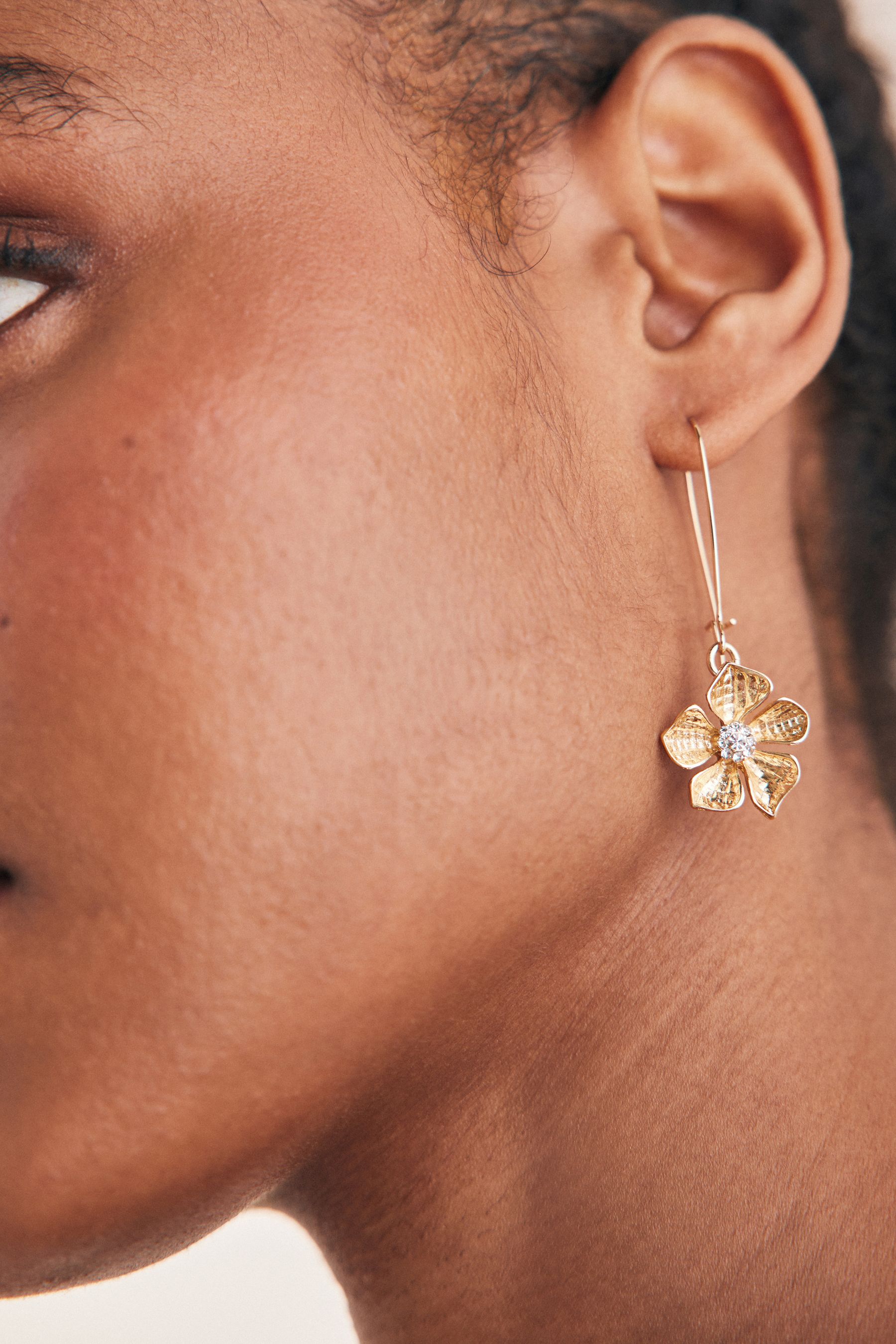 Next gold earrings top