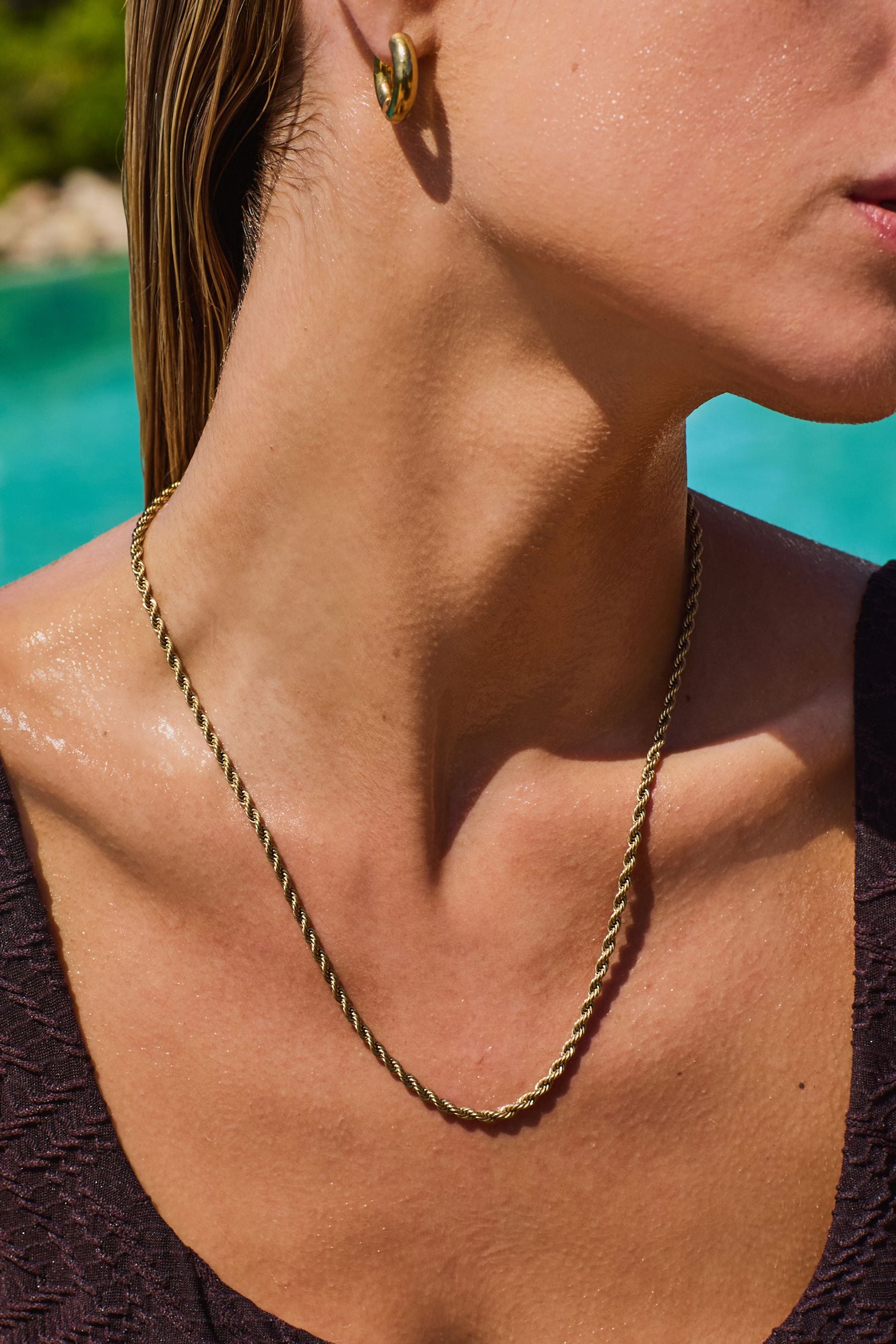 Women's stainless steel chain necklaces outlet