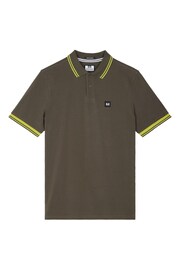 Weekend Offender Mens Levanto Tipped Short Sleeve Logo Polo Shirt - Image 4 of 6