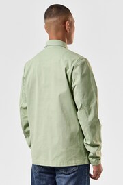 Weekend Offender Mens Green Moss Formella Overshirt - Image 2 of 7