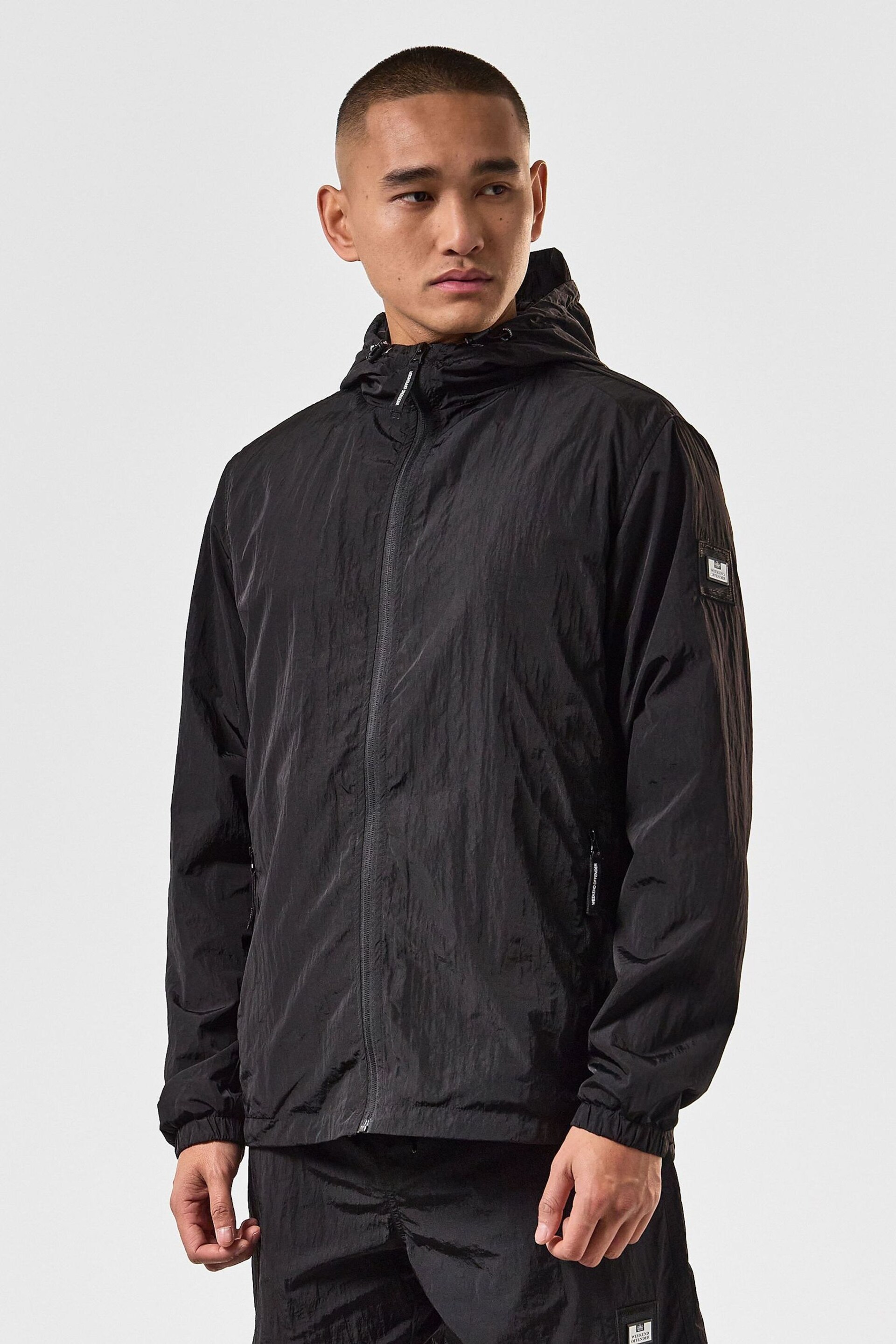 Weekend Offender Mens Black Classic Technician Jacket - Image 1 of 4