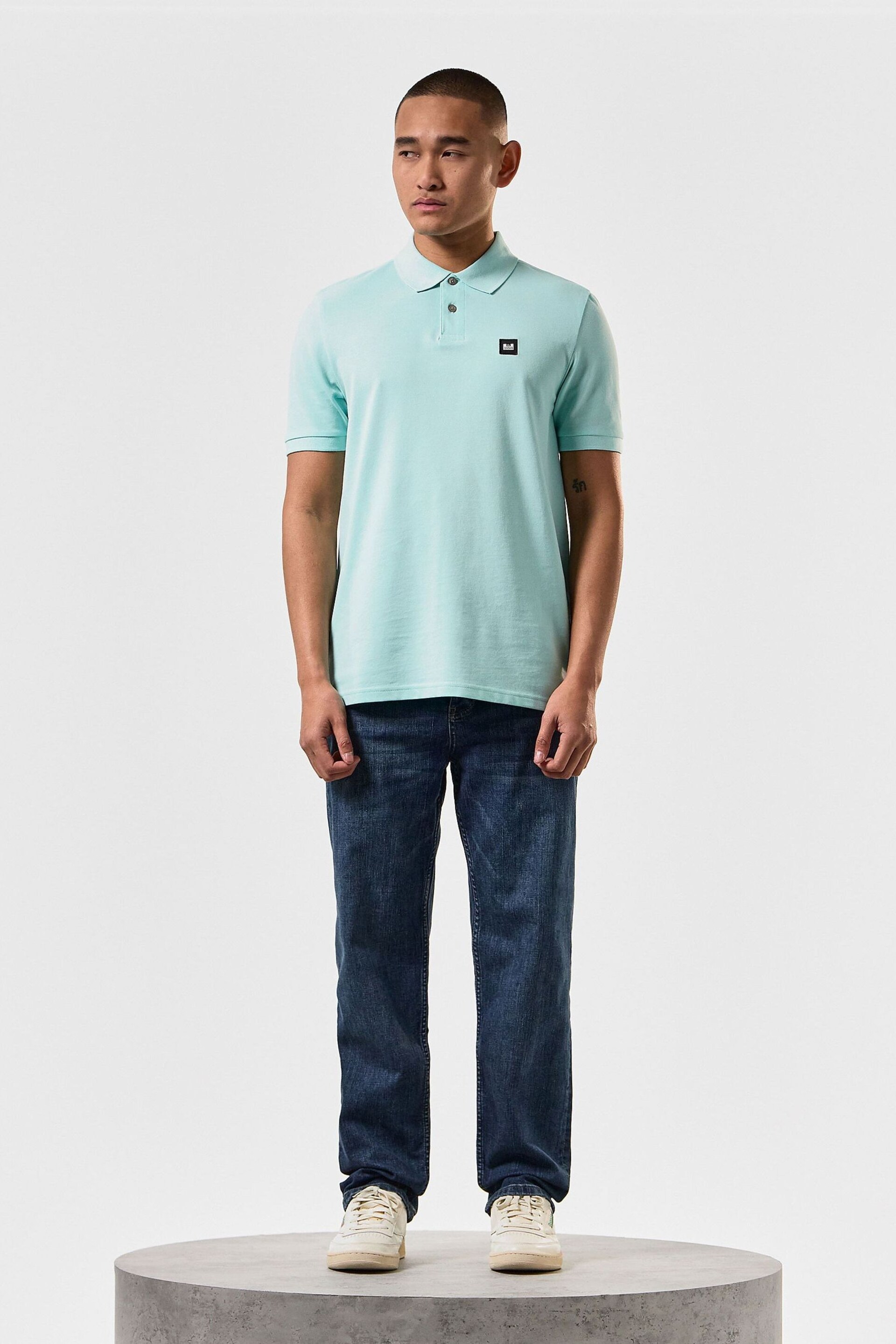 Weekend Offender Mens Caneiros Classic Badge Polo Shirt - Image 3 of 5