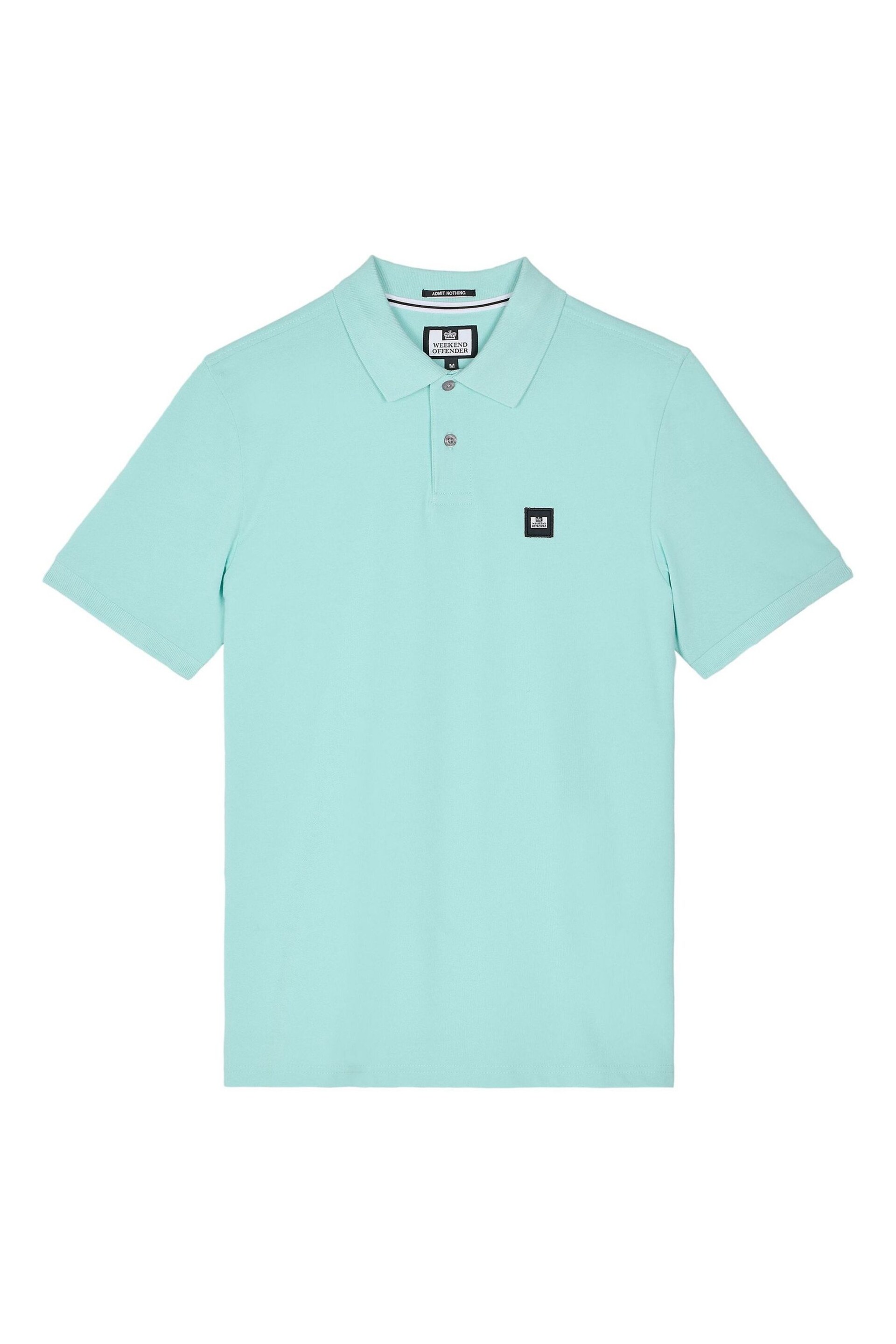 Weekend Offender Mens Caneiros Classic Badge Polo Shirt - Image 4 of 5