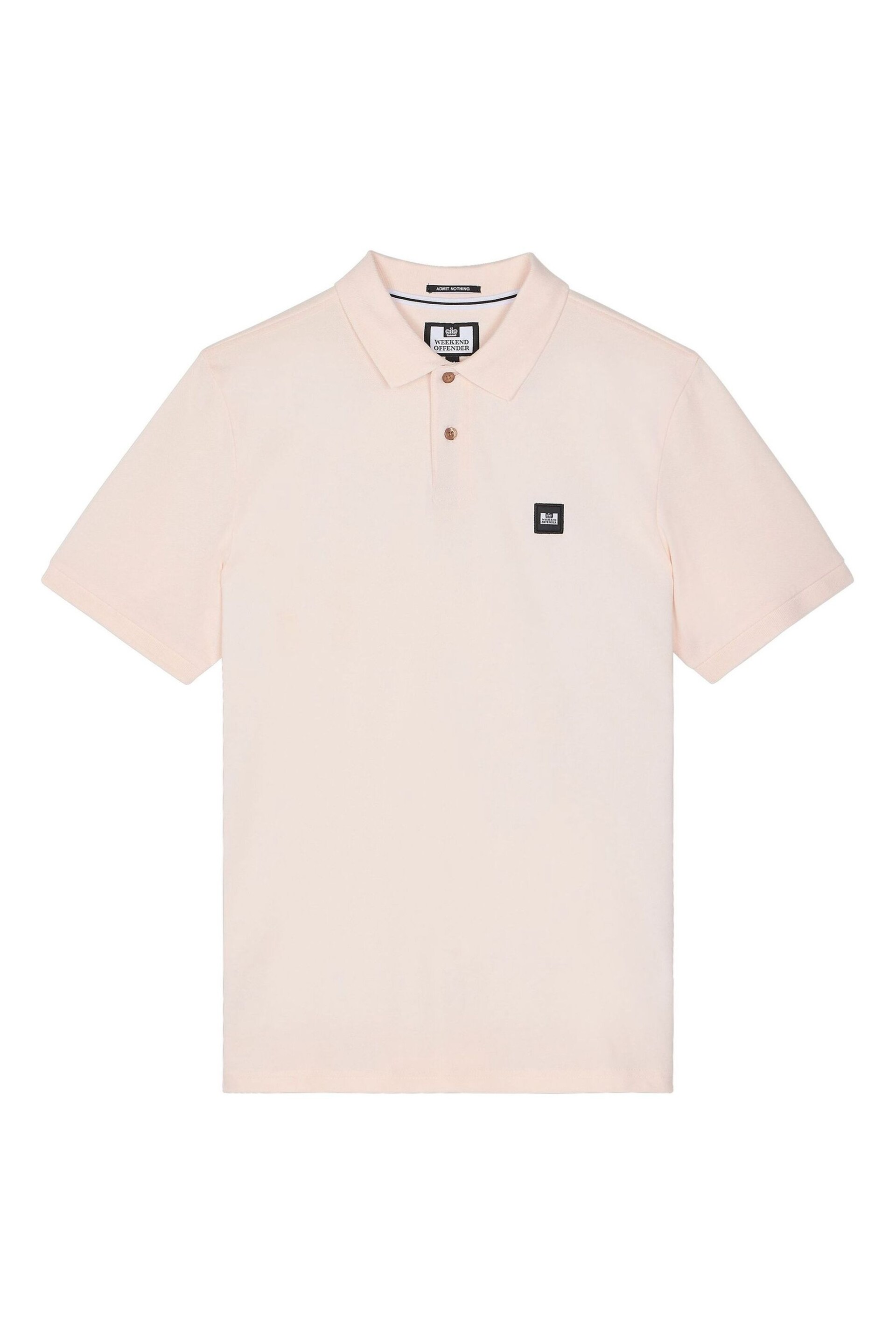 Weekend Offender Mens Caneiros Classic Badge Polo Shirt - Image 4 of 5