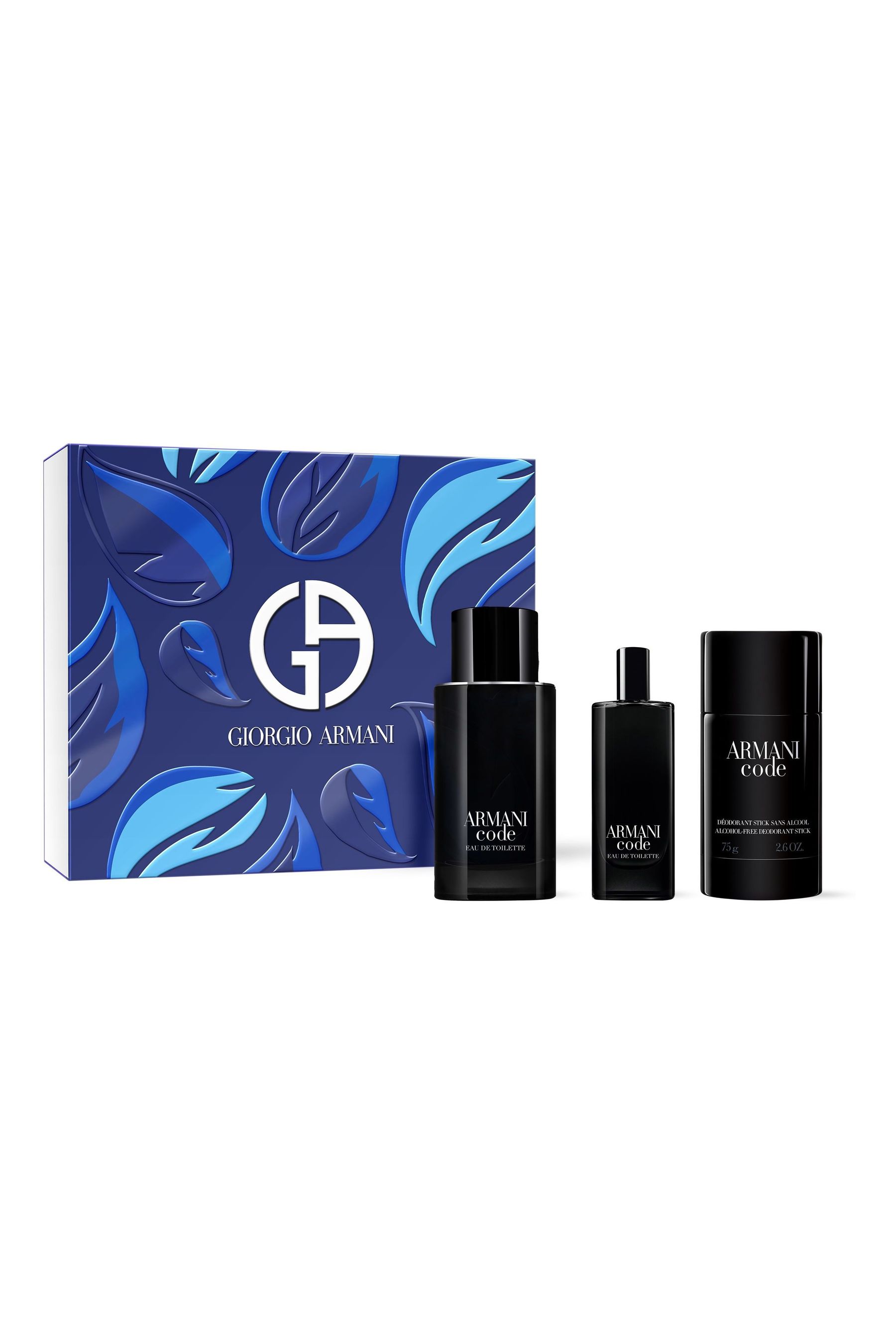 Armani Beauty Code Eau De Toilette Deodorant Gift Set for Him Worth 129