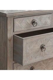 Gallery Home Natural Wood Mustique 5 Drawer Chest - Image 3 of 4