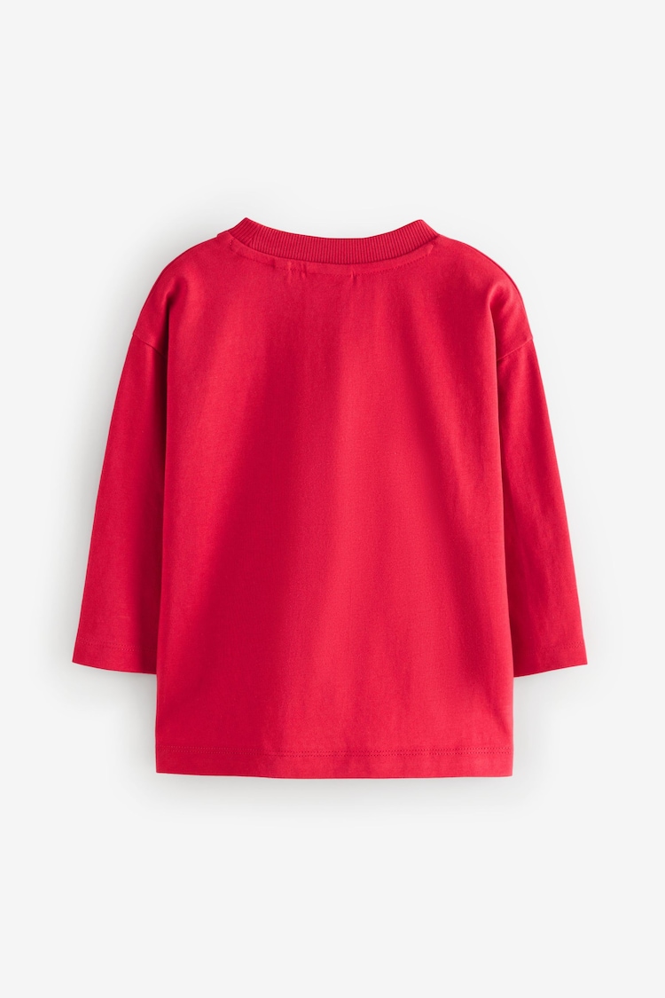 Red Bluey Long Sleeve Christmas T-Shirt (6mths-8yrs) - Image 2 of 4