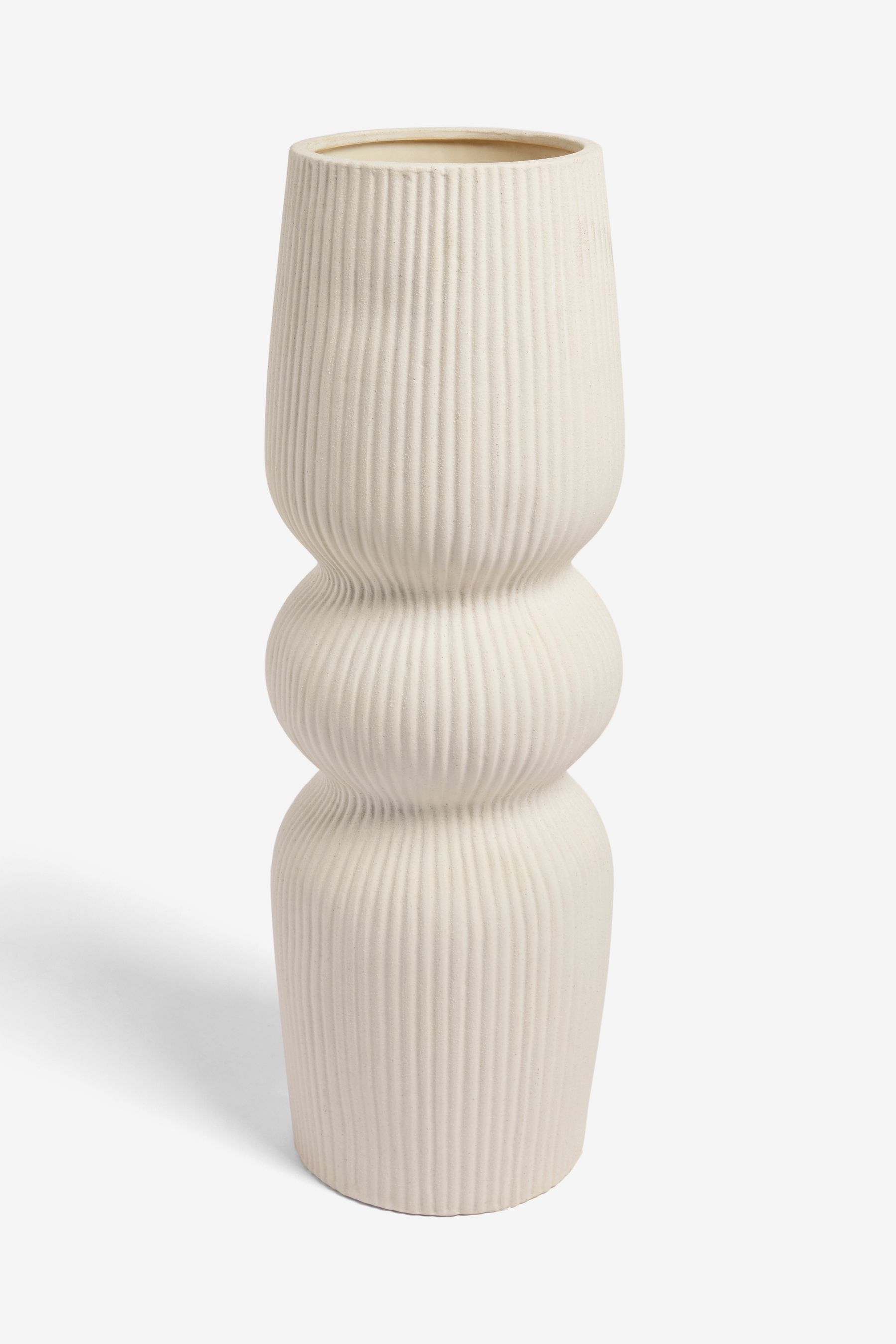 X Prism Large Natural Vase