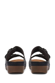 Pavers Adjustable Black Mule Sandals - Image 3 of 6