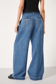 Hush Blue Lya Pleated Wide-Leg Jeans - Image 2 of 5