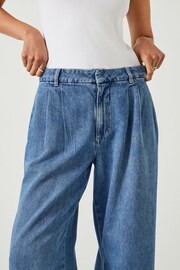 Hush Blue Lya Pleated Wide-Leg Jeans - Image 3 of 5