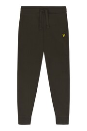 Lyle & Scott Green 100% Cotton Skinny Sweat Joggers - Image 1 of 3