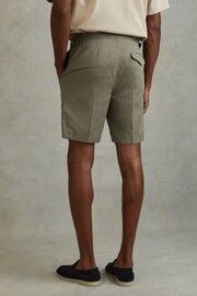 Reiss Sage Con Cotton Blend Adjuster Shorts - Image 5 of 6