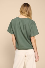 White Stuff Green Ferne Linen Blend Shirt - Image 2 of 7