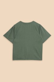 White Stuff Green Ferne Linen Blend Shirt - Image 6 of 7