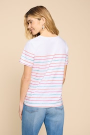 White Stuff White Stripe Abbie T-Shirt - Image 2 of 7