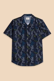 White Stuff Blue Crab Printed Shirt - Image 5 of 7