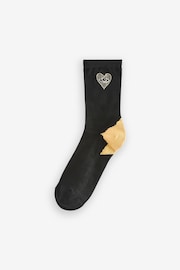 Rockett St George Black Socks 4 Pack - Image 5 of 5