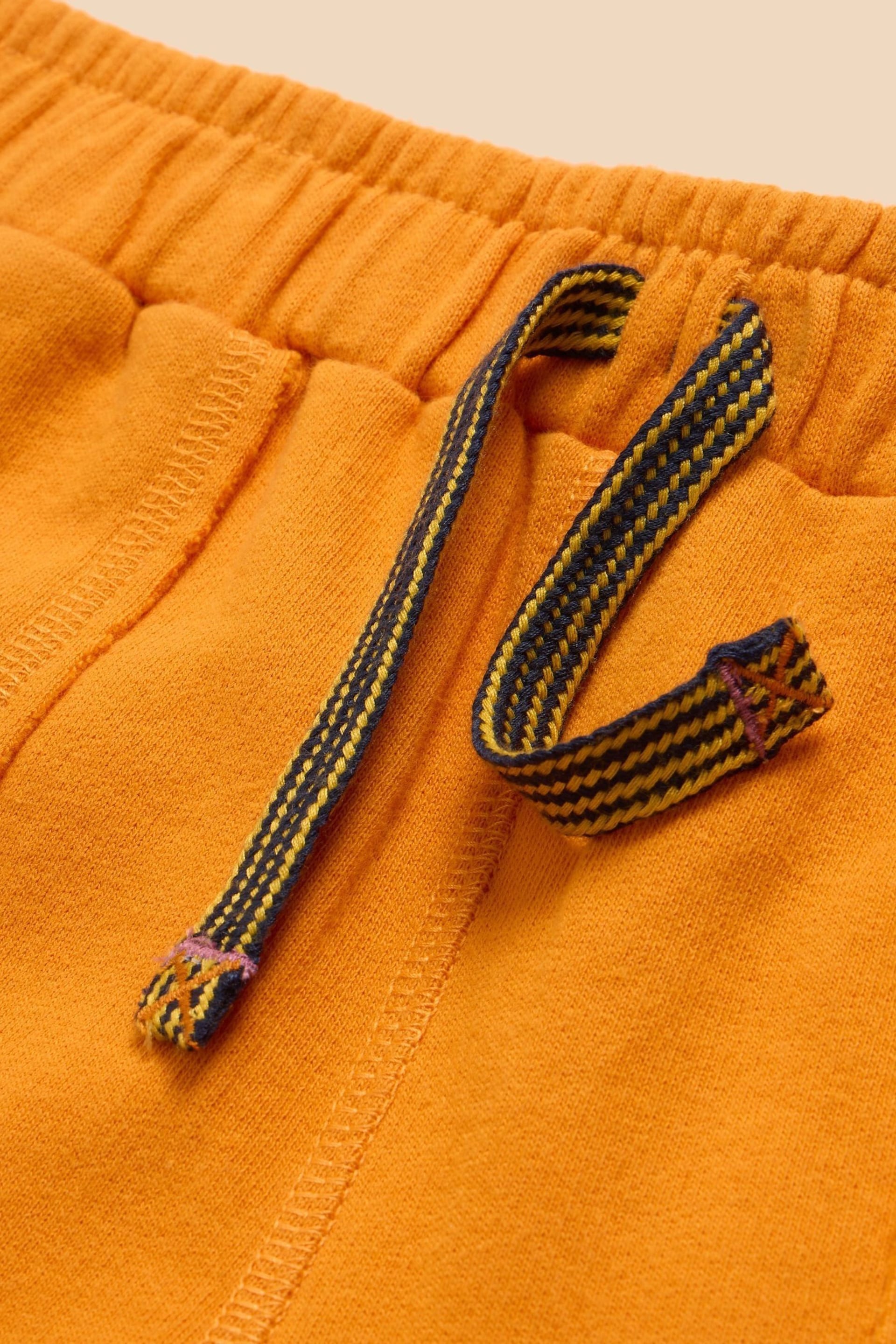 White Stuff Orange Jersey Shorts - Image 3 of 3