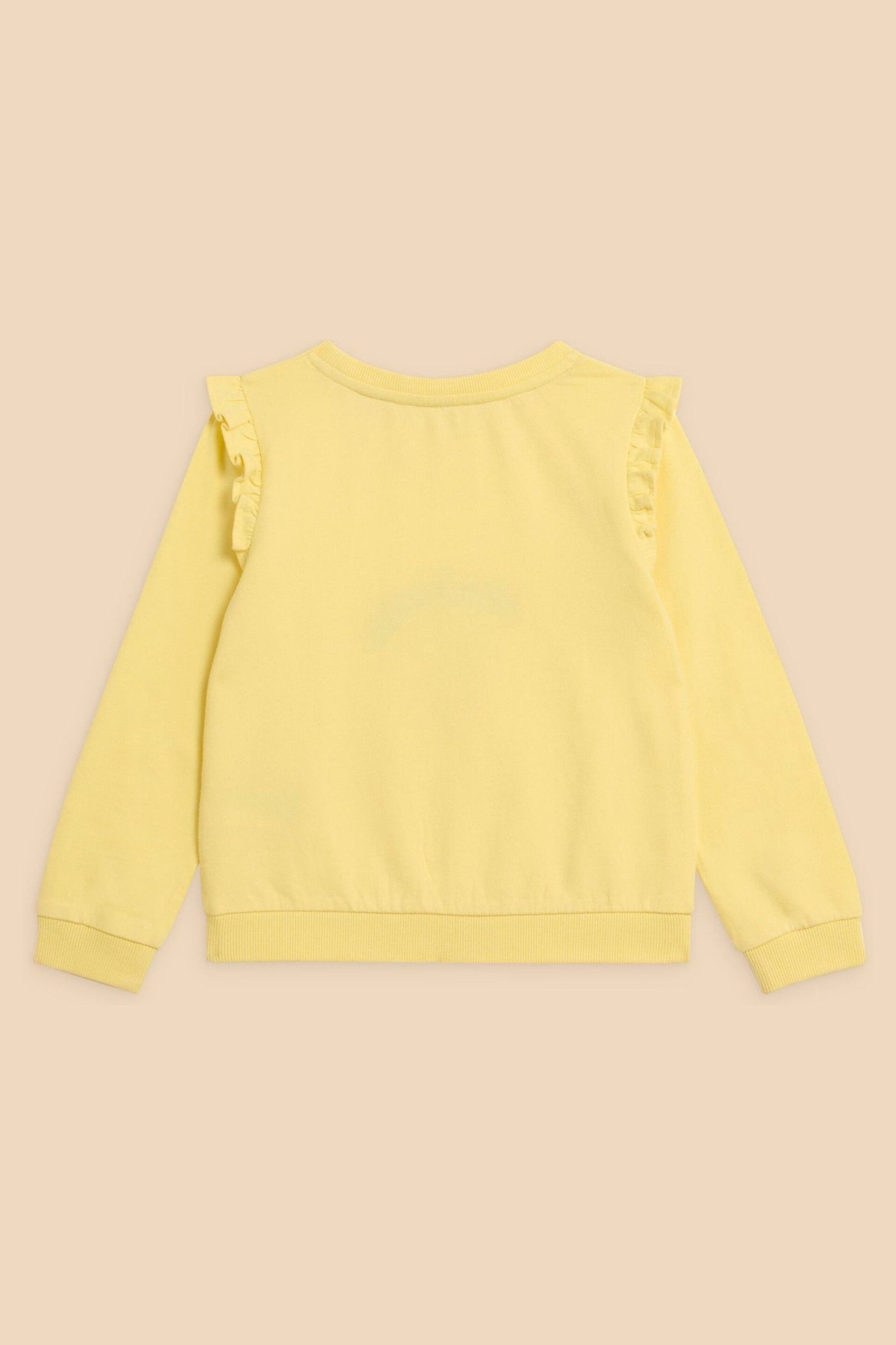 White Stuff Yellow Lemon Sweatshirt - Image 2 of 3